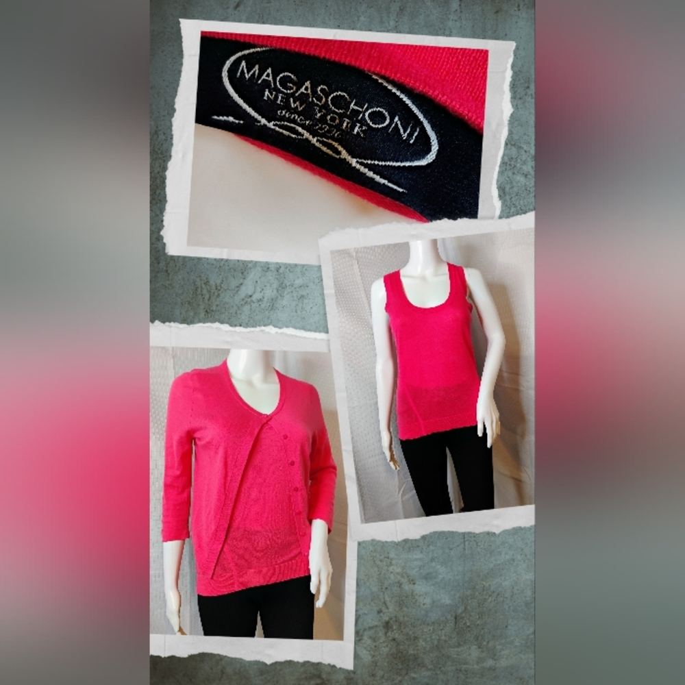 Magaschoni Women's Pink Sweater